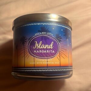 Bath & Body Works Island Margarita Scented Candle - Purple, Orange, Blue
